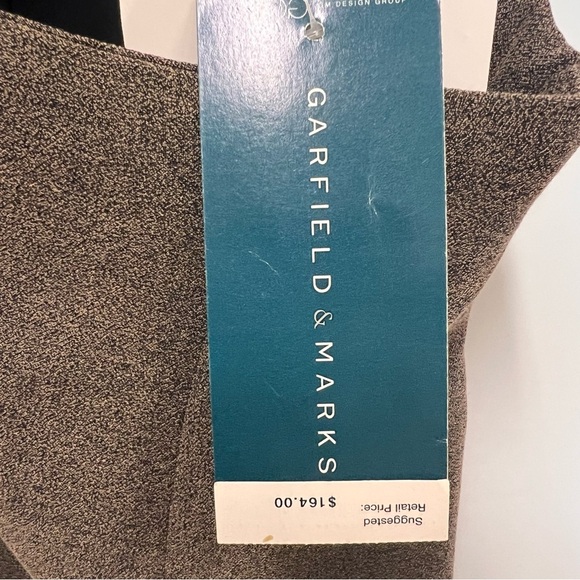 NWT Garfield & Marks Khaki Pencil Skirt with back slit size 8 - Picture 8 of 13